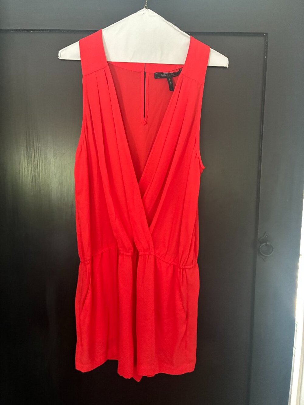 BCBGMaxAzria Red Romper